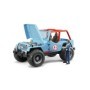 Bruder Jeep Cross Country de curse albastru